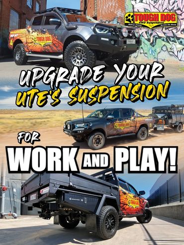 Tough Dog Ute suspension upgrade for work and play vehicles.