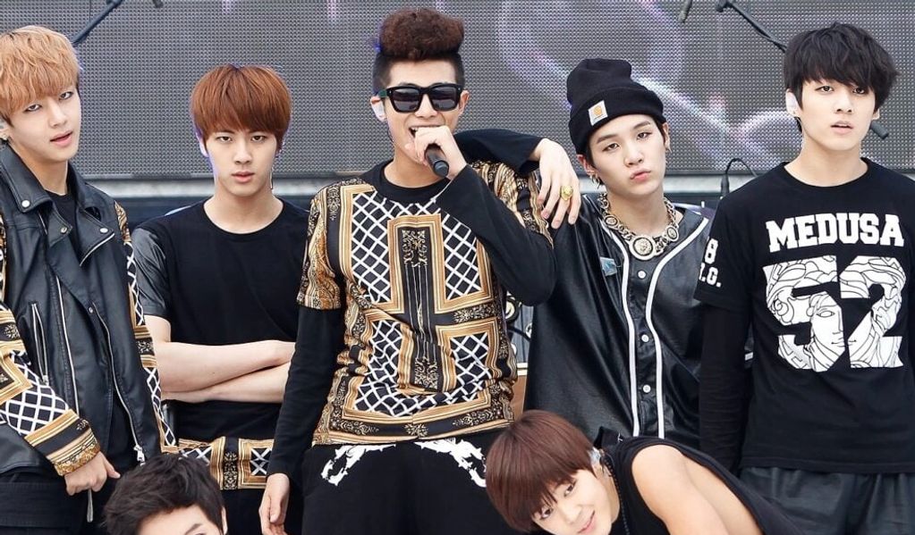 BTS - South Korean boy band.
