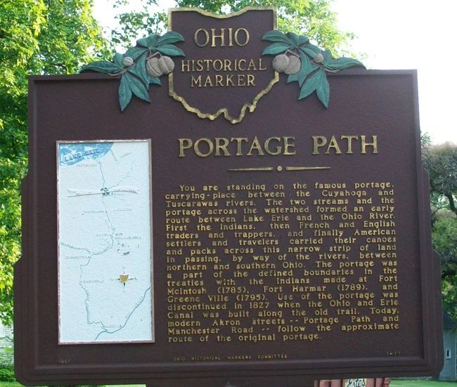 Ohio, Summit County, Cuyahoga and Tuscarawas Rivers, Indians, French & English traders, Akron