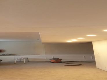 Finished drywall repair