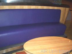 Installed Curved Bench