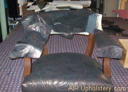 Upholstering bar stool