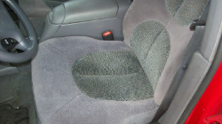 Repaired and installed seat
