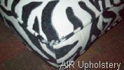 Damage to Zebra Cushion