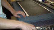Mitred Cornering on Carpeted Panel