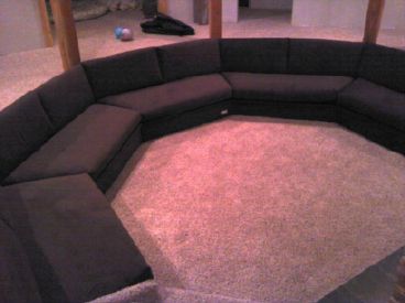 Custom Upholstered Pit Group