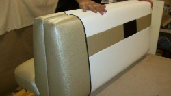 Custom Upholstered Tri-Fold