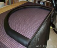 Upholstered Table Rail