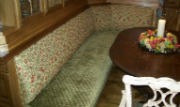 Re-Upholstered Banquette