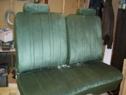 Re-Upholstered Split Back Bench