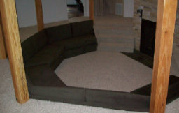 Custom Upholstered Pit Group