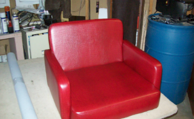 Upholstered and Assembled