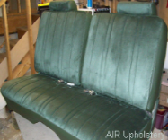 Re-upholstered Splitback Bench