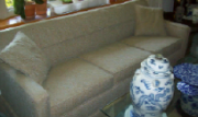 Re-Upholstered Box Arm Sofa