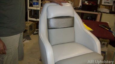 Re-Upholstered Captain's Chair