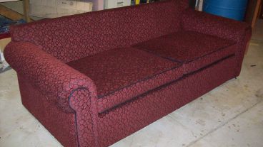 Custom Upholstered Roll Arm Sofa