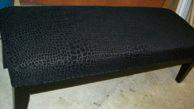 Re-Upholstered Bench Cushion
