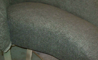 Lounger seat is upholstered