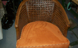 The cushion is placed on chair