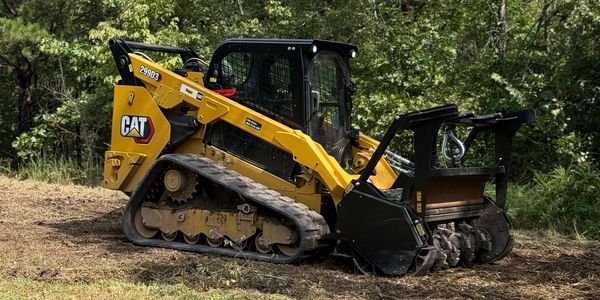 Cat 299D3 Skid steer with HM316 Mulching head
