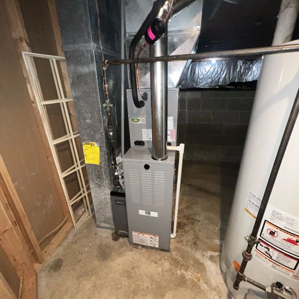 Project photo from a home furnace replacement Columbus Ohio