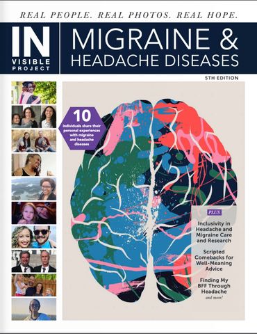 INvisible Project magazine 5th migraine edition with article by Ashley Hattle