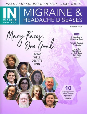 INvisible Project magazine Migraine edition with articles by Ashley Hattle