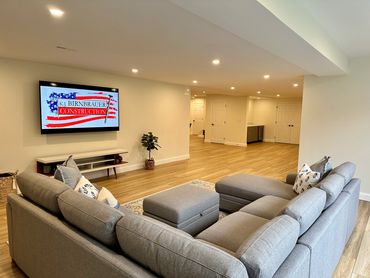 KJ Birnbrauer Construction did a phenomenal job on our basement! From design through construction th