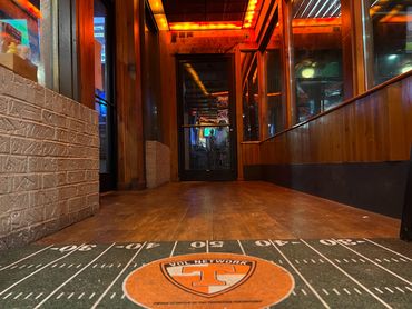 Front entrance at Rooster's Bar and Grill in West Knoxville Tennessee.