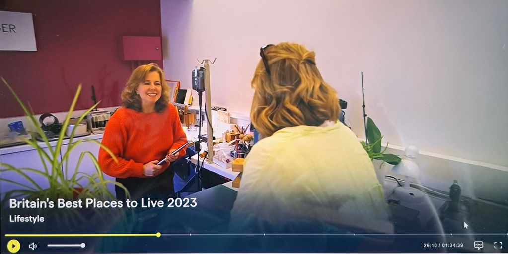 Interview with Fern Britton for Channel 5's best places to live. 2023 edition.