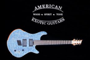 American Exotic Guitars, guitar, electric guitar, hardwood, made in U.S.A.