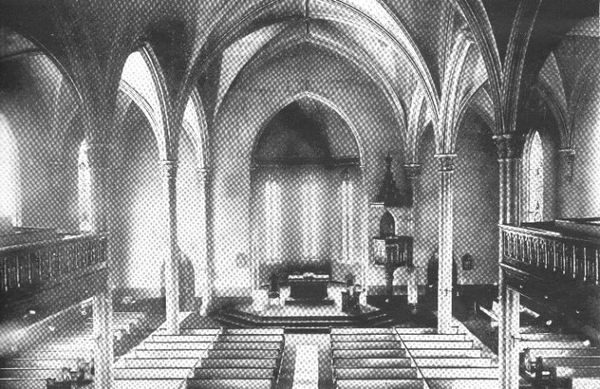 Innenansicht der Kirche (Interior View of the Church), 1867