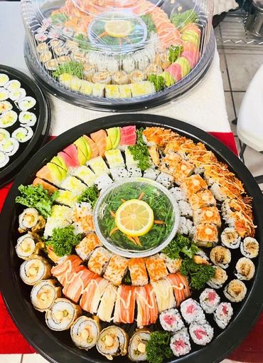 Sushi roll platter