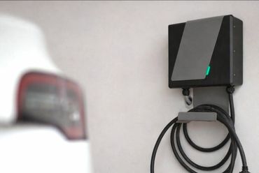 Level 2 EV charger with dedicated 240 volt circuit