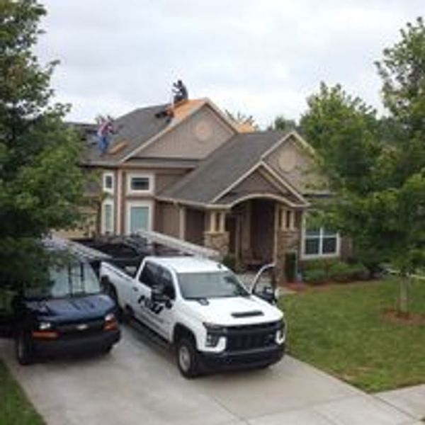 A&W Roofing installing a new shingle roof in Winston Salem NC
