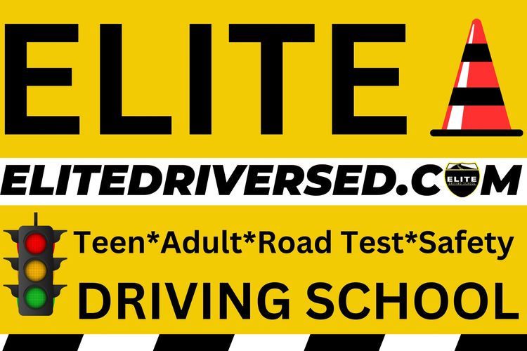 Elite Driving School Sign