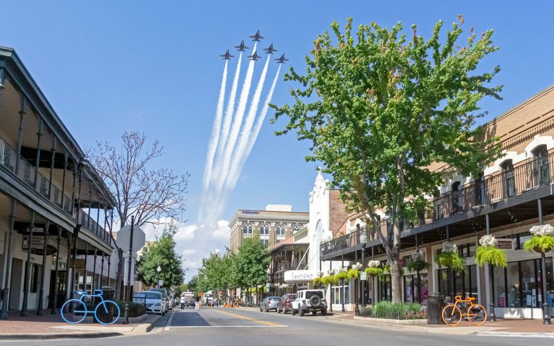 Blue Angels Downtown Pensacola Flyover