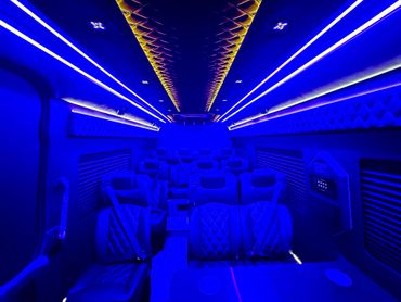 Luxury party van experience for any occasion