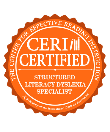 Structured Literacy Dyslexia Specialist badge from the International Dyslexia Association.