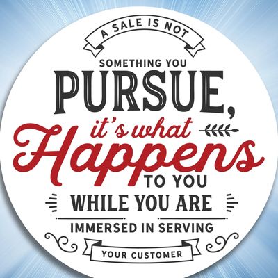 inspiration quote on blue background