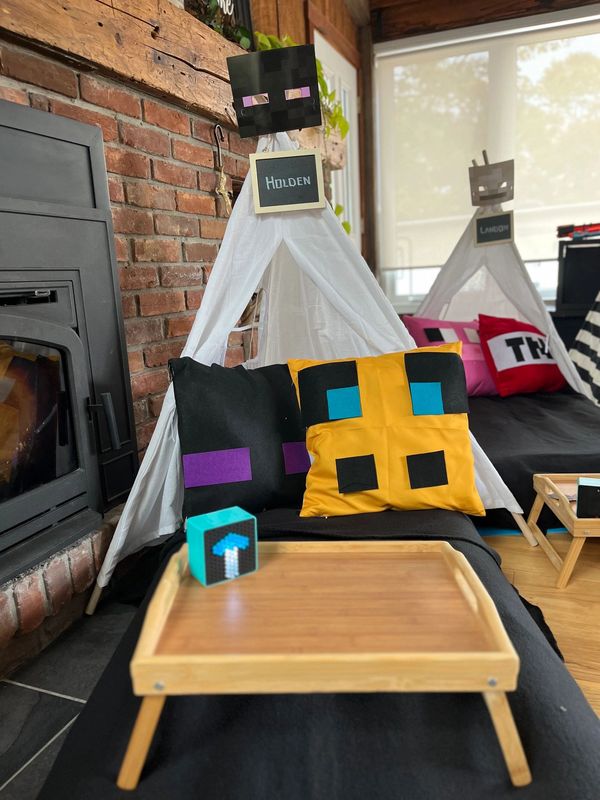 Sleepover Teepee tent - Minecraft