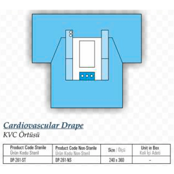 Crdiovascular Drape, KVC Örtüsü