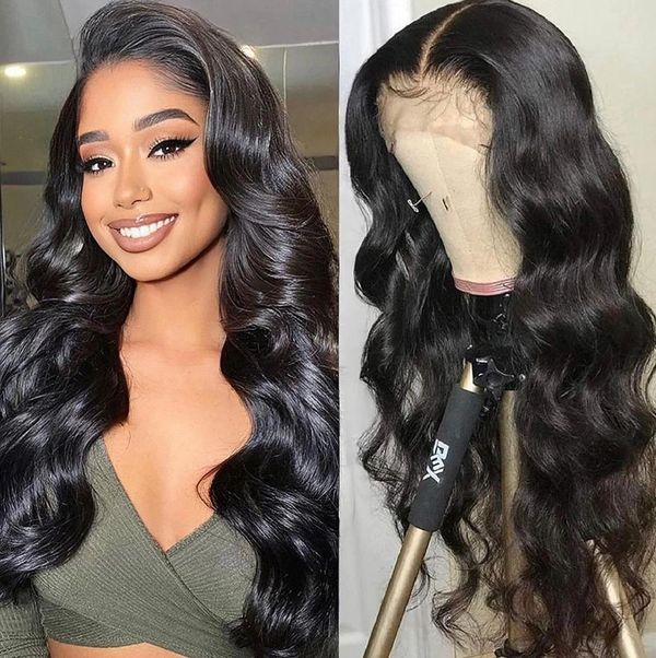 Body Wave 26Inch Lace Front Pre Plucked 180 Density Glueless 13×4HD