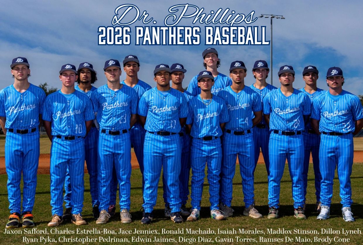 2026 Panthers Baseball Varsity