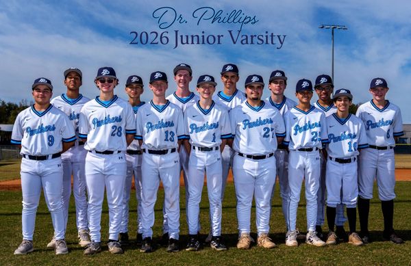 2026 Panthers Baseball Junior Varsity