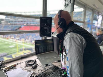 DJ Dan McCarthy #armynavygame at Gillette stadium 12.9.23