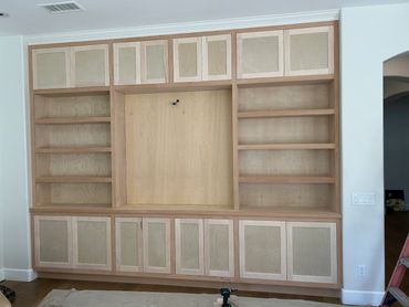 Custom cabinetry in Westlake Village with precise installation and clean, modern craftsmanship.
