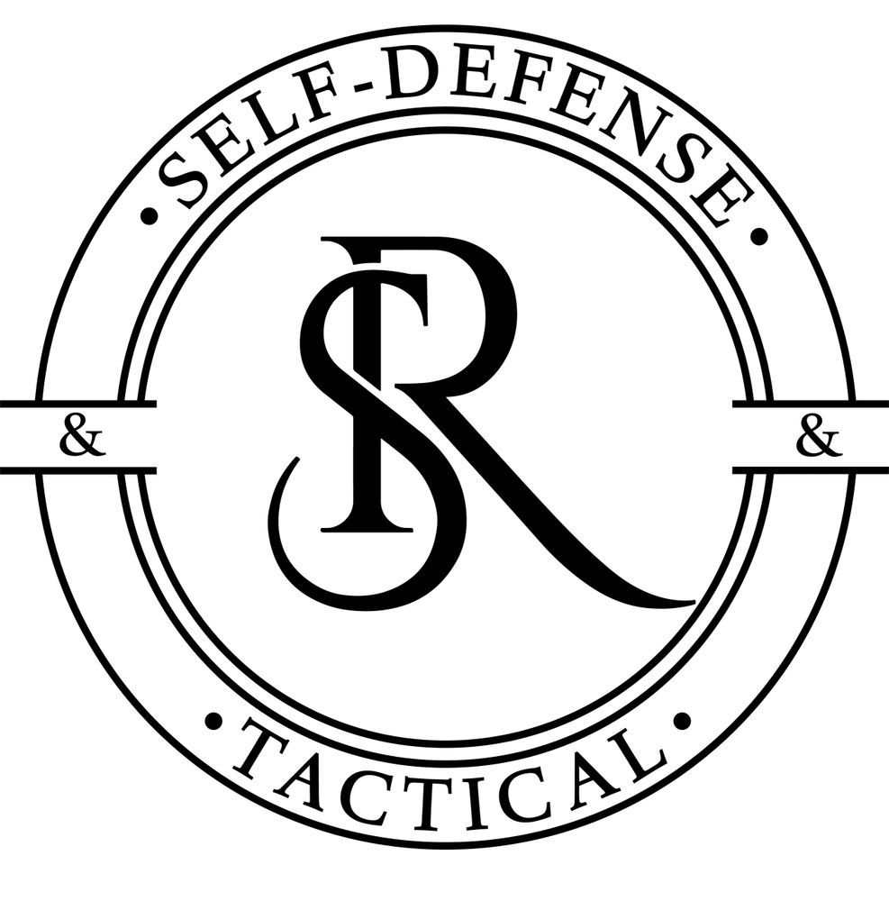 Logo featuring intertwined letters S, R with text Self-Defense & Tactical.