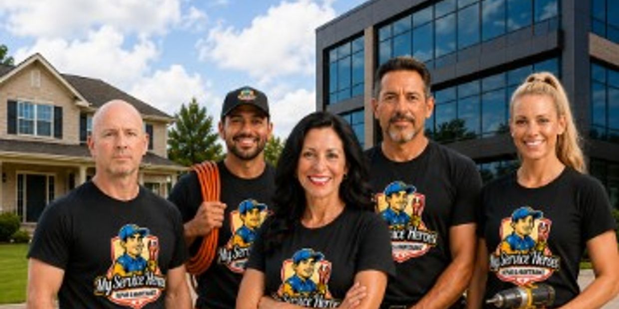 Group photo of service workers in uniform.