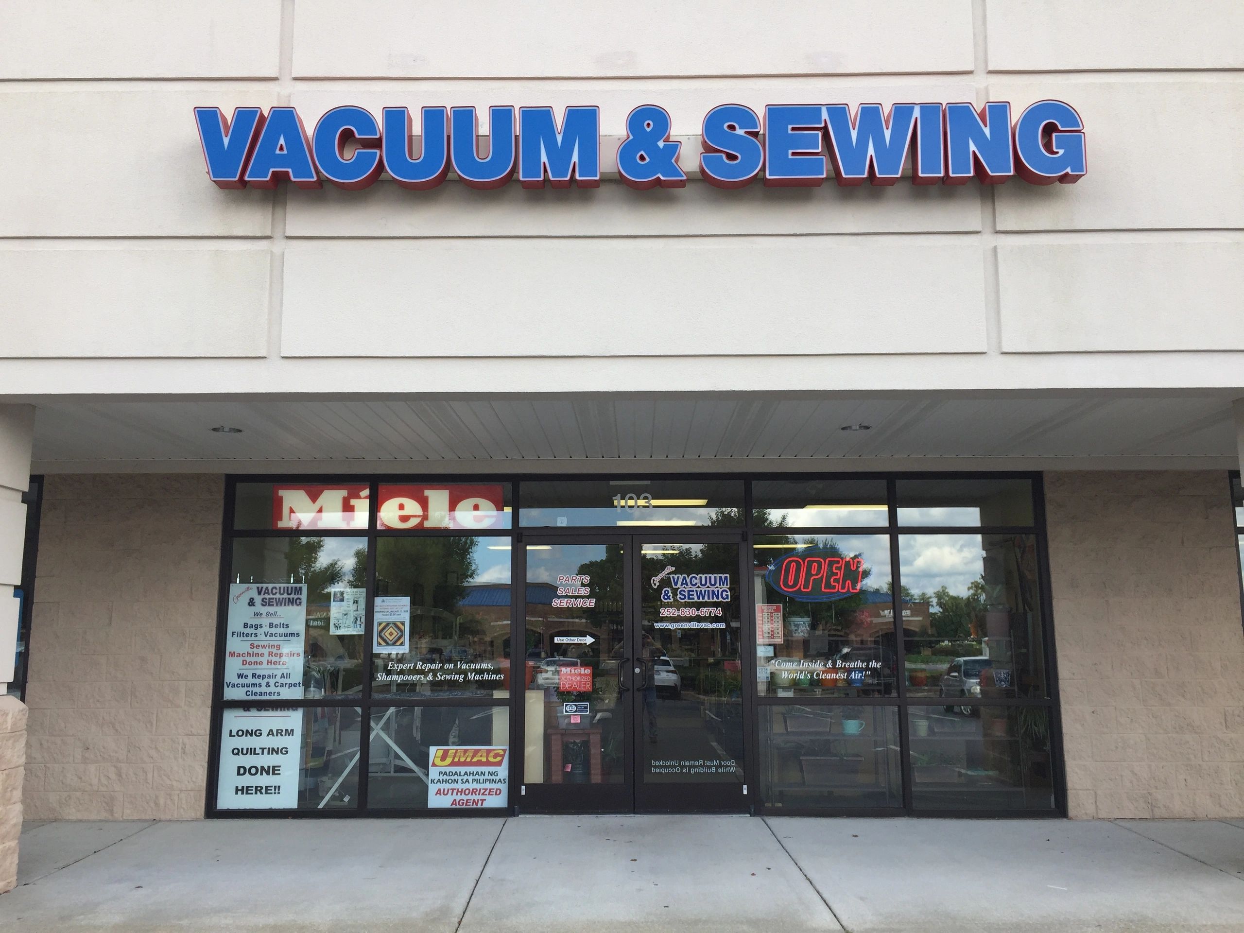 Greenville Vacuum  Sewing